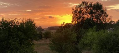 Sonnenuntergang in Dreschvitz