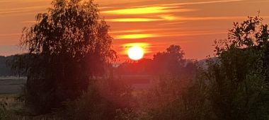 Ferienhaus Kranichblick - Sonnenuntergang